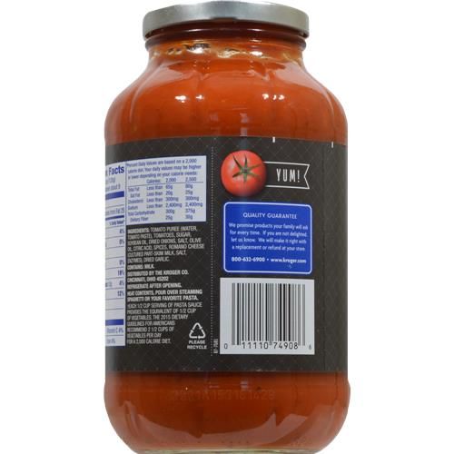 Kroger Traditional Pasta Sauce 43 oz