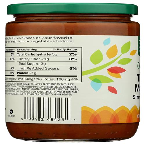 Whole Foods Market, Organic Tikka Masala Sauce, 12 Oz