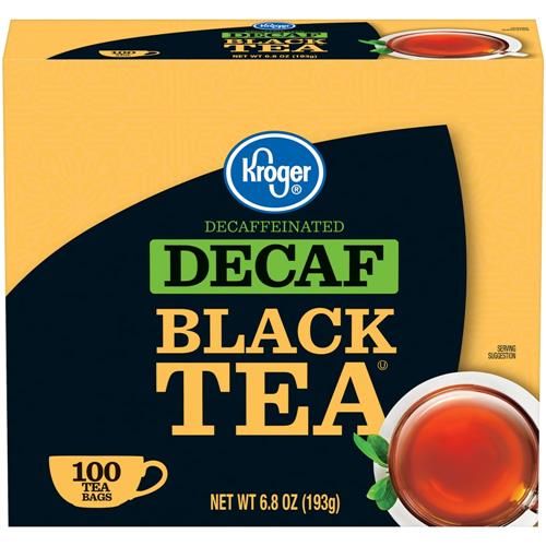 Kroger Decaf Black Tea Bags 100 ct