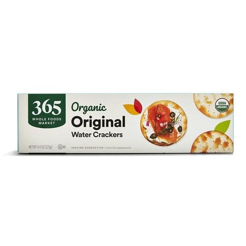 Whole Foods Market Organic Original Water Crackers, 4.4 Oz