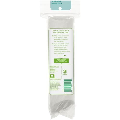 Simple Truth Organic Cotton Rounds 80 ct