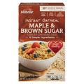 Millville Maple and Brown Sugar Instant Oatmeal, 10 count - 15.1 oz