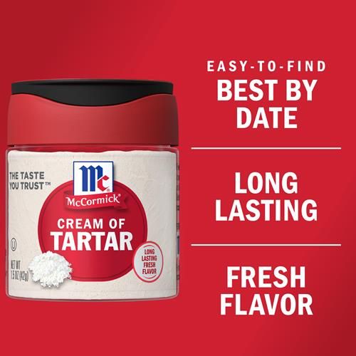 Mccormick Cream Of Tartar, 1.5 Oz