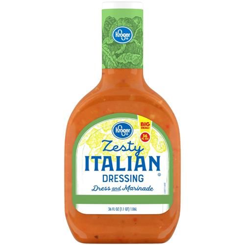 Kroger Zesty Italian Salad Dressing 36 fl oz
