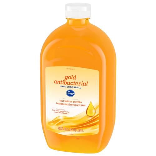 Kroger Gold Antibacterial Liquid Hand Soap Refill 52 fl oz
