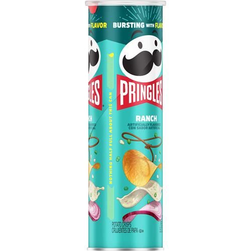 Pringles, Potato Crisps, Ranch, 5.5 Ounce