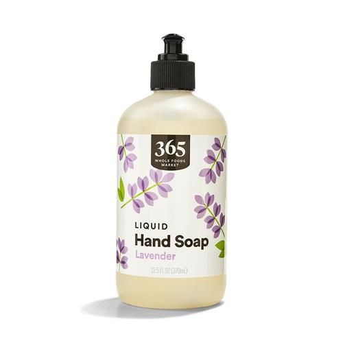 Whole Foods Market Liquid Hand Soap, Lavender, 12.5 Fl Oz