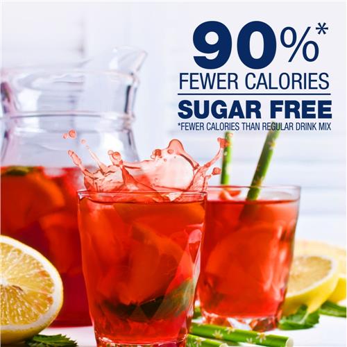 Kroger Lite Zero Sugar Fruit Punch Drink Mix Packets 6 packets