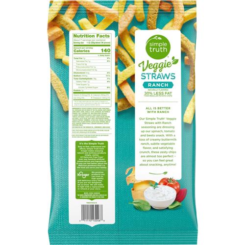 Simple Truth Ranch Veggie Straws 6.5 oz