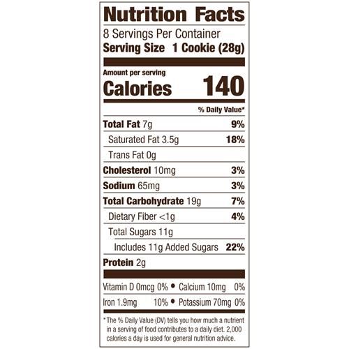 Pepperidge Farm Cookies Nantucket Crispy Double Dark Chocolate Chunk Cookies, 7.75 Oz Bag (8 Cookies)