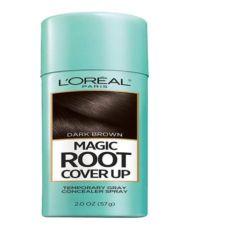 Loreal Paris Root Cover Up Temporary Gray Concealer Spray, Hair Color Spray With Filling & Thickening Coverage, Dark Brown, Packaging May Vary