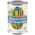 Kroger No Salt Added French Style Sliced Green Beans 14.5 oz