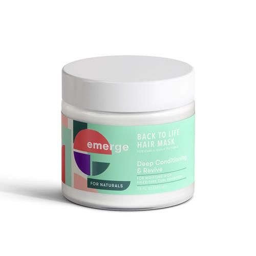 Emerge Treatment Hair Mask Deep Hair Conditioner For Frizzy Curls Almond Milk Sulfate Free And Paraben Free 15 Oz