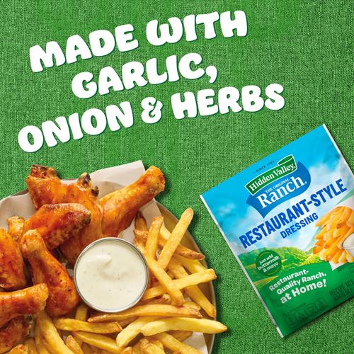 Hidden Valley Original Ranch Restaurant Style Dressing Recipe Mix, 0.4 Ounce (Package May Vary)