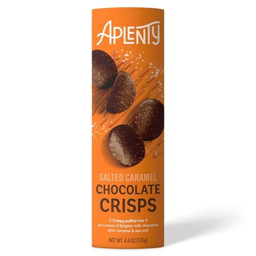 Aplenty Salted Caramel Chocolate Crisps, 4.4 Oz