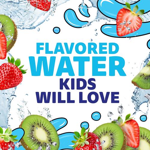 Capri Sun Roarin Waters Strawberry Kiwi Flavored With Other Natural Flavor Water Beverage, 10 Ct Box, 6 Fl Oz Drink Pouches