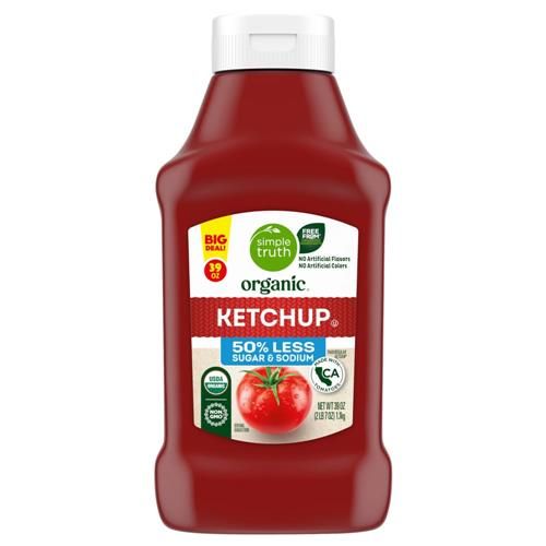 Simple Truth Organic Reduced Sugar & Sodium Tomato Ketchup 39 oz