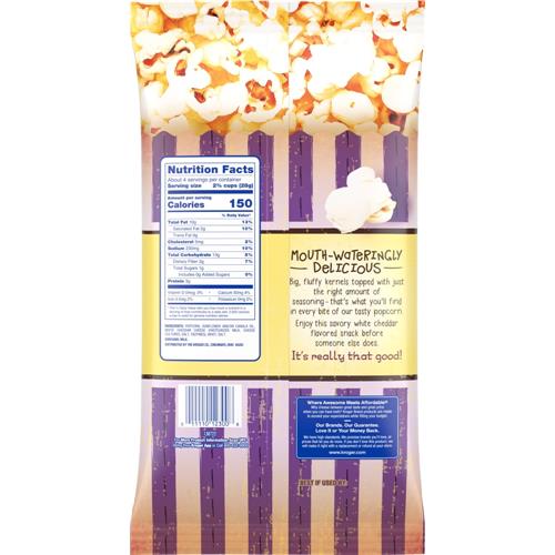 Kroger White Cheddar Popcorn 4 oz