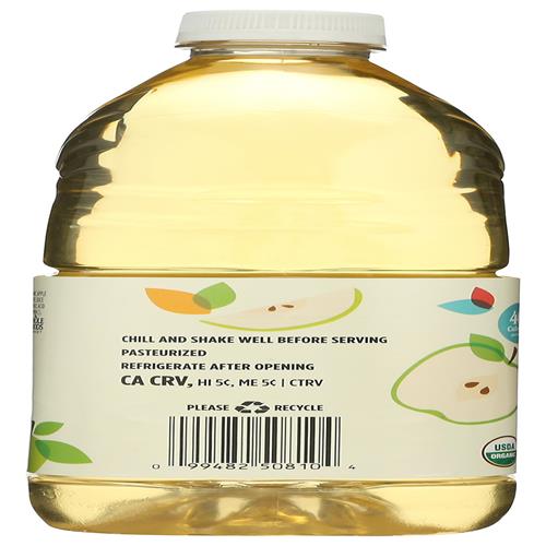 Whole Foods Market Organic Reduced-Sugar Apple Juice, 64 Fl Oz