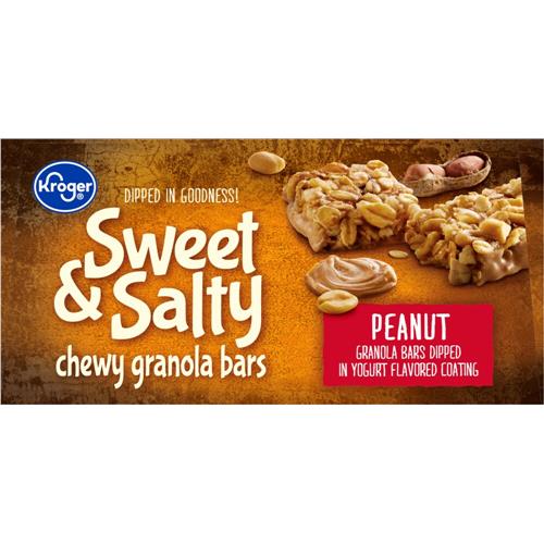 Kroger Sweet & Salty Peanut Granola Bars 18 ct / 22.2 oz