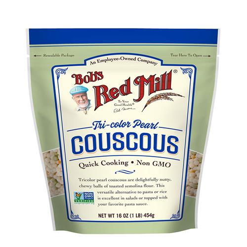 Bobs Red Mill Tri-Color Pearl Couscous, Quick Cooking - 1 Pound (Pack Of 1) - Non-Gmo, Vegan, Israeli Couscous