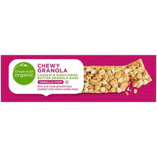 Simple Truth Organic Vanilla Chip Cashew & Sunflower Butter Energy Bars 5 ct