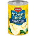 Del Monte Canned Bartlett Sliced Pears In Water, Artificially Sweetened, No Sugar Added, 14.5-Ounce