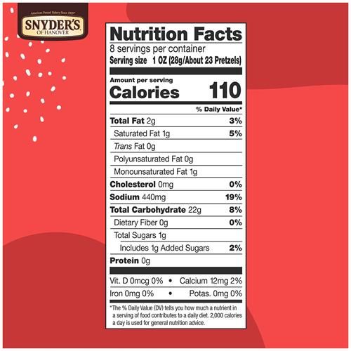 Snyders Of Hanover, Gluten Free Mini Pretzels, 8 Oz Bag