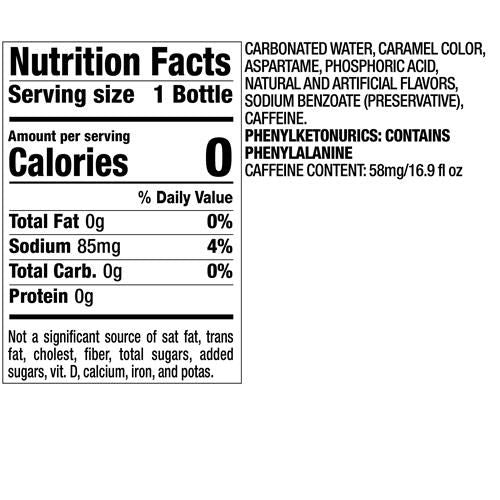 Diet Dr Pepper, .5 L Bottles (Pack Of 6)