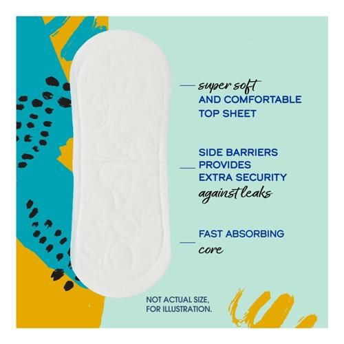Kroger Ultra Thin Pads without Wings Regular Size 1 Unscented 46 count