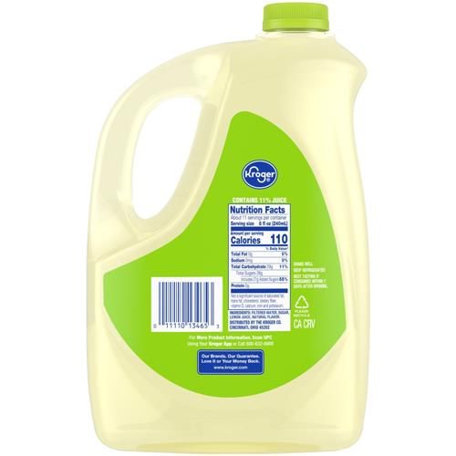 Kroger Not From Concentrate Lemonade 89 fl oz