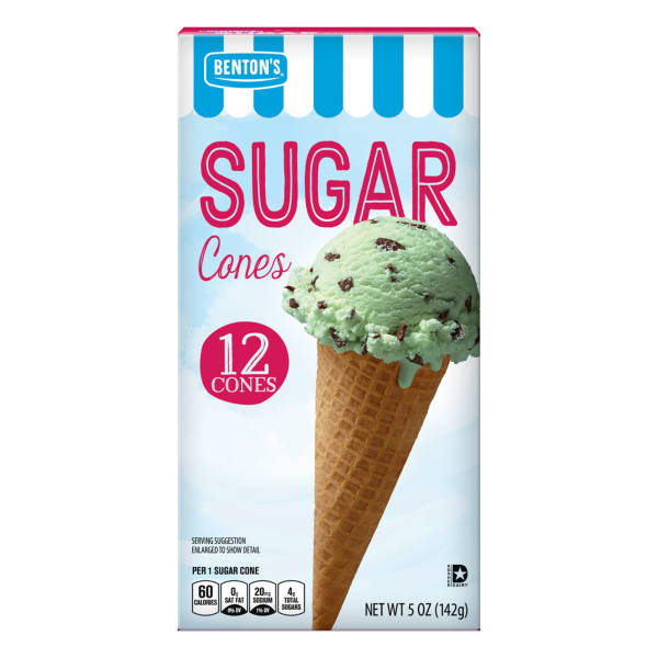 Benton's Sugar  Cones, 5 oz