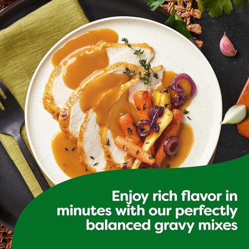 Knorr Turkey Gravy Mix Roasted Turkey For Delicious Easy Meals And Side Dishes Sauce And Gravy With No Artificial Flavors, No Added Msg 1.2 Oz
