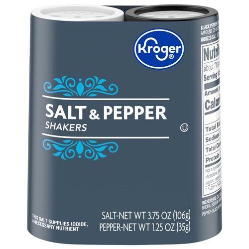 Kroger Salt & Pepper Shakers 5 oz