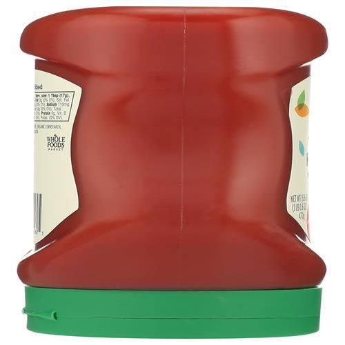 Whole Foods Market Organic No Sugar Added Ketchup, 16.6 Oz