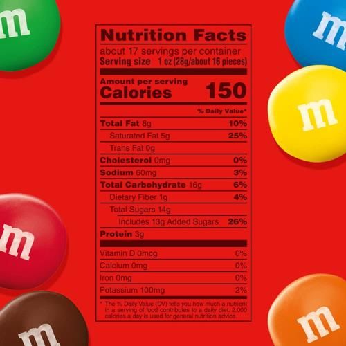 M&Ms Peanut Butter Milk Chocolate Candy, Family Size, 17.2 Oz Bag