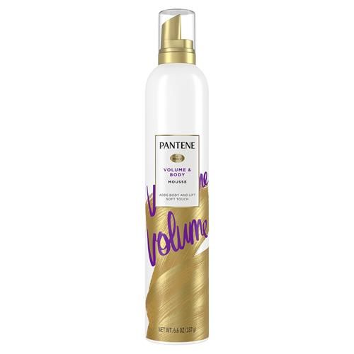Pantene Pro-V Volume Body Boosting Mousse To Boost Fine, Flat Hair For Maximum Fullness, 6.6 Oz