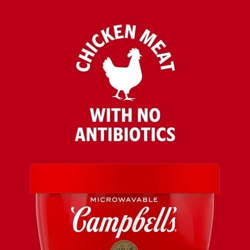 Campbells Homestyle Chicken Noodle Soup, 15.4 Oz Microwavable Bowl