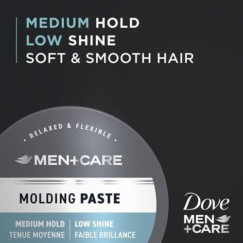 Dove Men + Care Styling Aid Hair Product Medium Hold Sculpting Hair Paste Hair Styling For A Textured Look With A Matte Finish 1.75 Oz