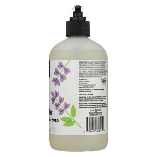 Whole Foods Market Liquid Hand Soap, Lavender, 12.5 Fl Oz