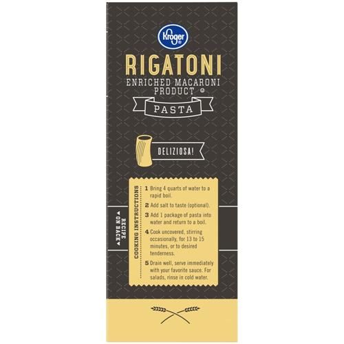 Kroger Rigatoni Pasta 16 oz