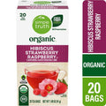Simple Truth Organic Hibiscus Strawberry Raspberry Tea 20 ct