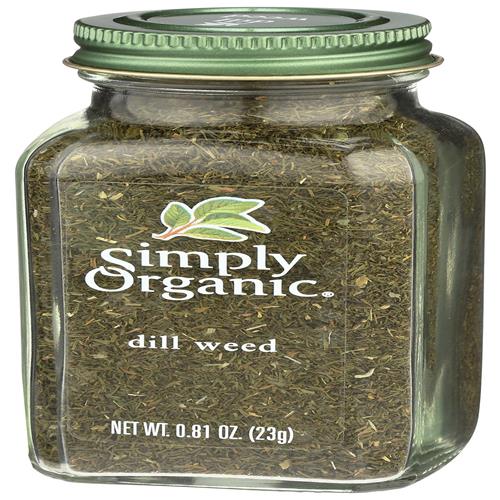 Simply Organic Dill Weed Cut & Sifted, 0.81 Oz