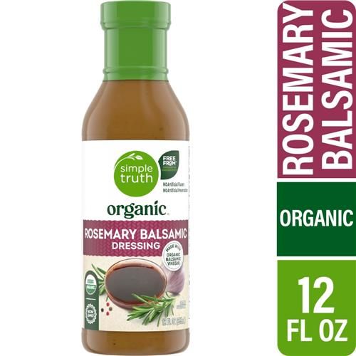 Simple Truth Organic Rosemary Balsamic Salad Dressing 12 fl oz