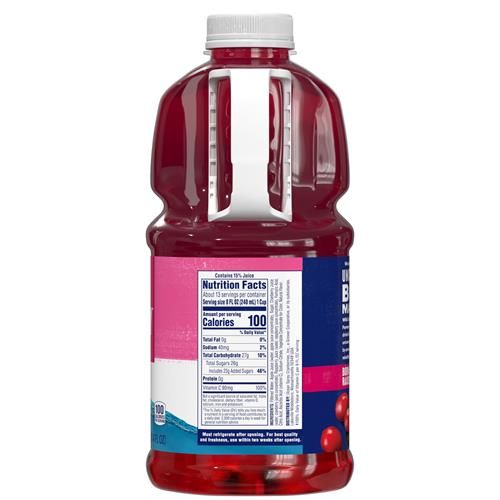 Ocean Spray Cran-Raspberry Cranberry Raspberry Juice Drink, 101.4 Fl Oz Bottle (Pack Of 1)