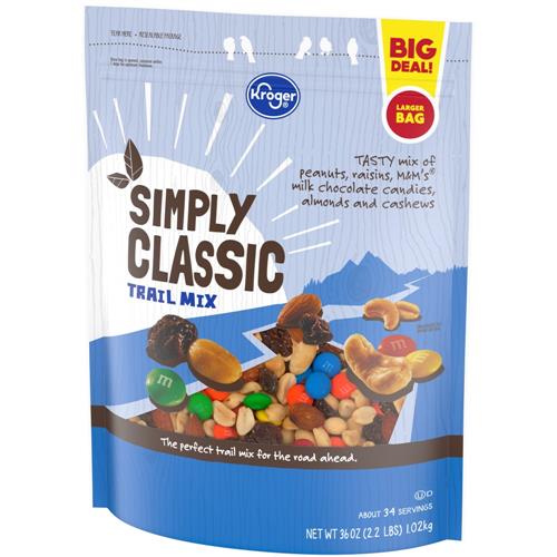 Kroger Simply Classic Trail Mix 36 oz