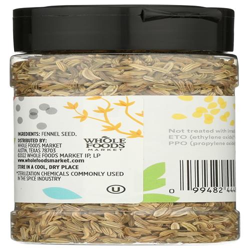 Whole Foods Market, Fennel Seed, 1.09 Oz