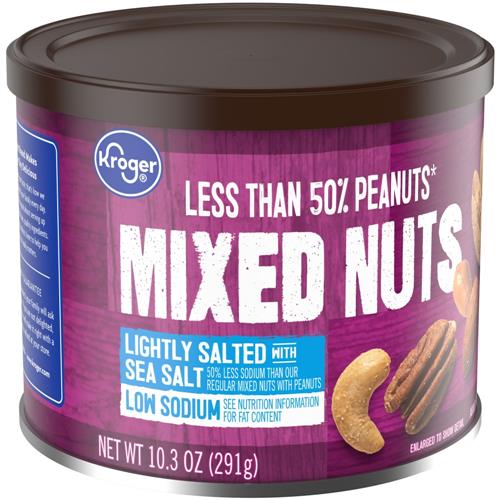 Kroger Lightly Salted Mixed Nuts 10.3 oz