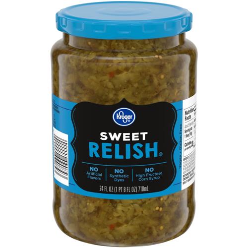 Kroger Sweet Pickle Relish 24 fl oz