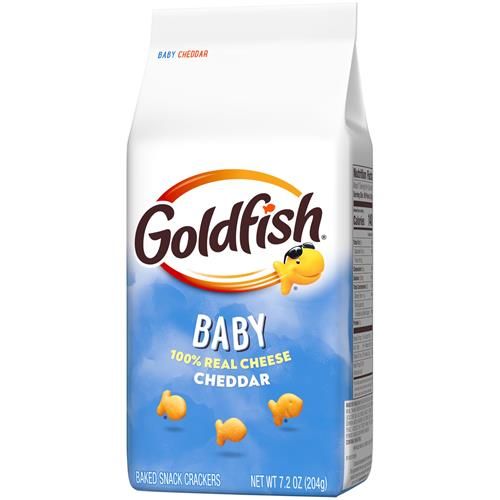 Goldfish Baby Cheddar Crackers, Snack Crackers, 7.2 Oz Bag